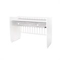 Bed DREAM NEW 60x120 white+artwood /transformed into a study desk/
